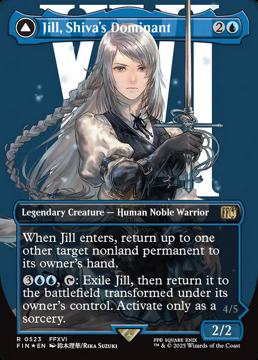 Jill, Shiva's Dominant // Shiva, Warden of Ice - Final Fantasy