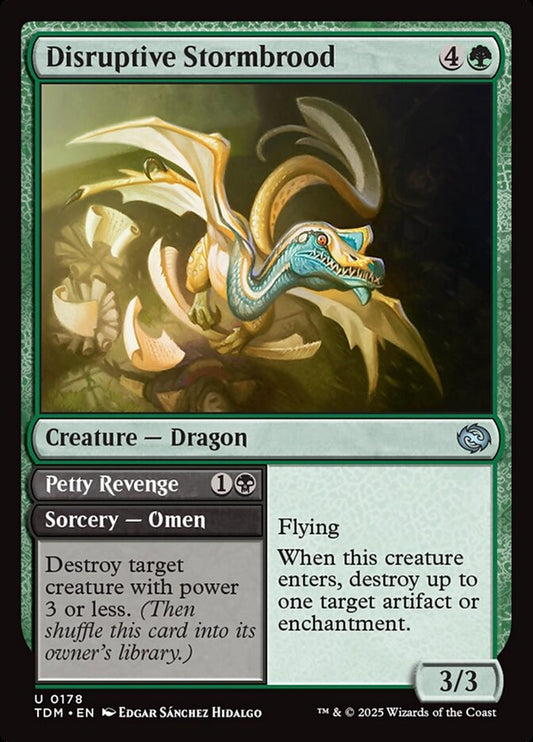 Disruptive Stormbrood // Petty Revenge - Tarkir: Dragonstorm