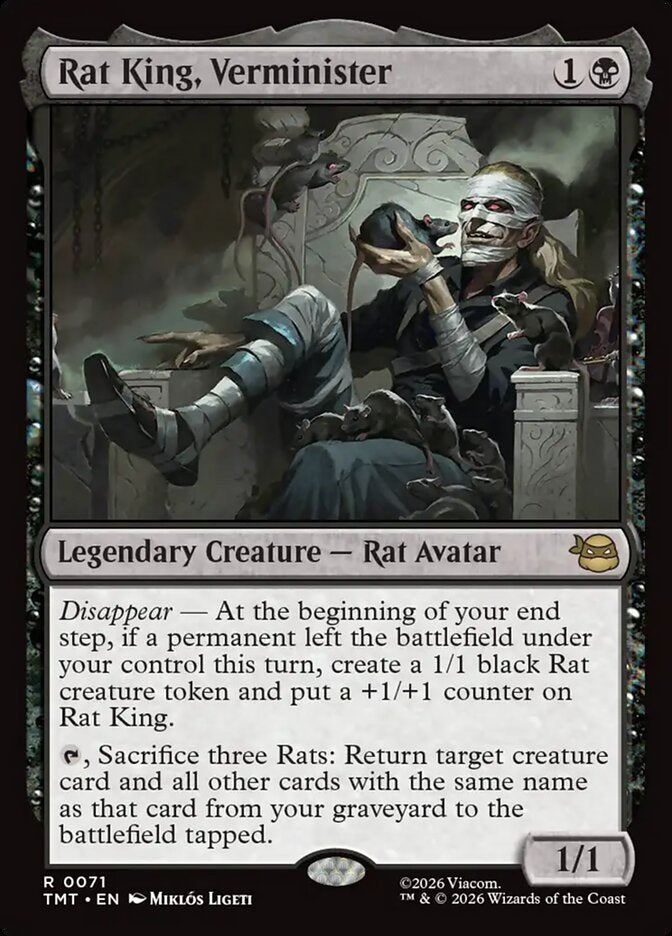 Rat King, Verminister - Teenage Mutant Ninja Turtles
