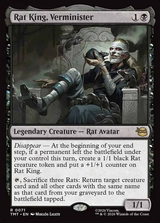 Rat King, Verminister - Teenage Mutant Ninja Turtles