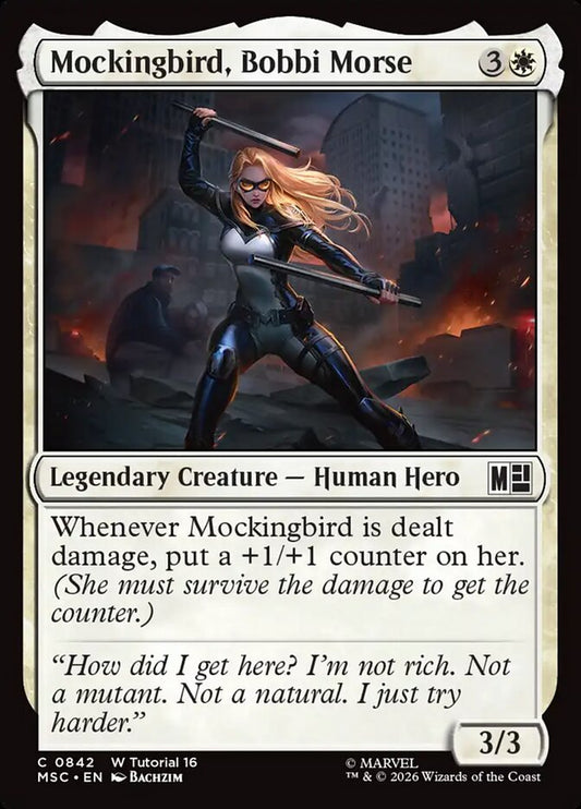 Mockingbird, Bobbi Morse - Marvel Super Heroes Commander