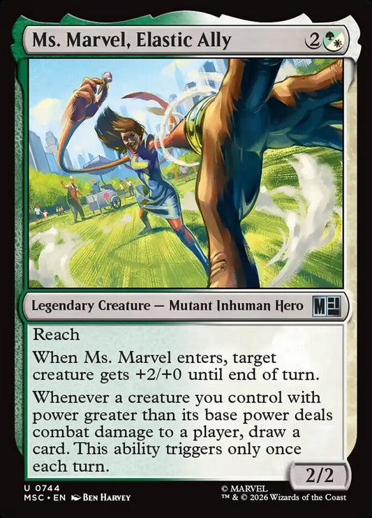 Ms. Marvel, Elastic Ally - Marvel Super Heroes Commander