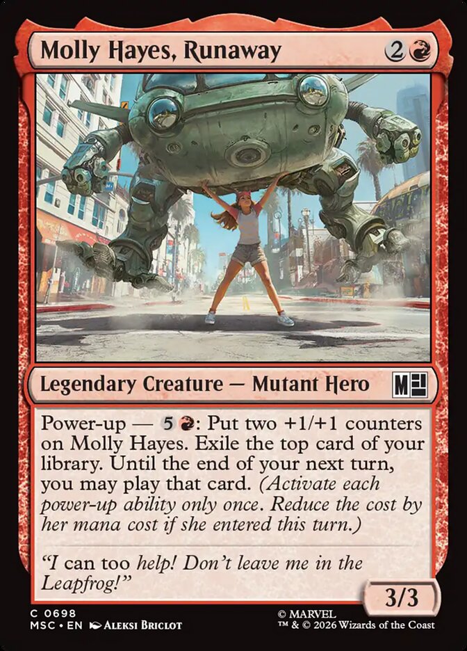 Molly Hayes, Runaway - Marvel Super Heroes Commander