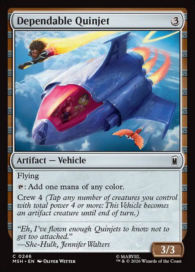 Dependable Quinjet - Marvel Super Heroes