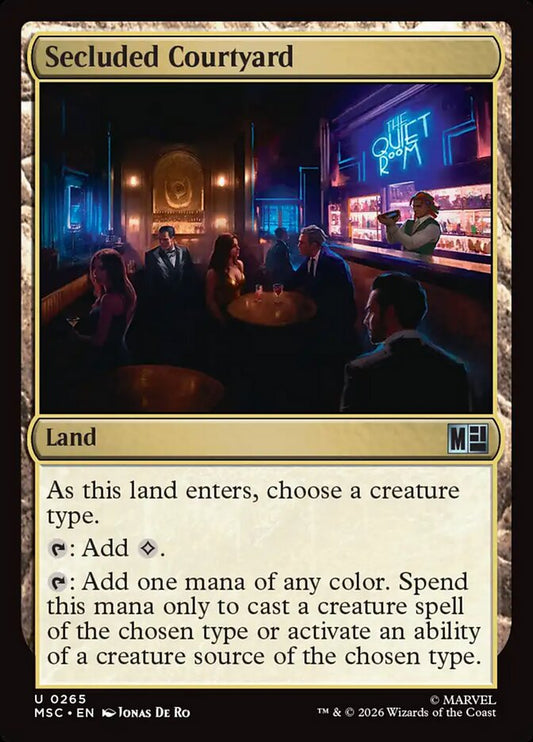Secluded Courtyard - Marvel Super Heroes Commander