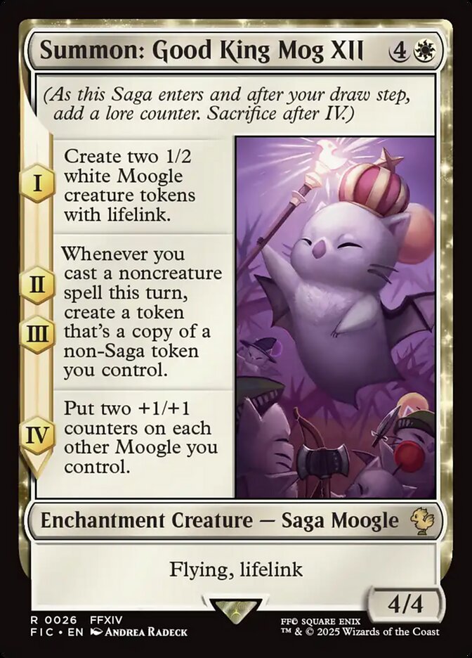 Summon: Good King Mog XII - Final Fantasy Commander