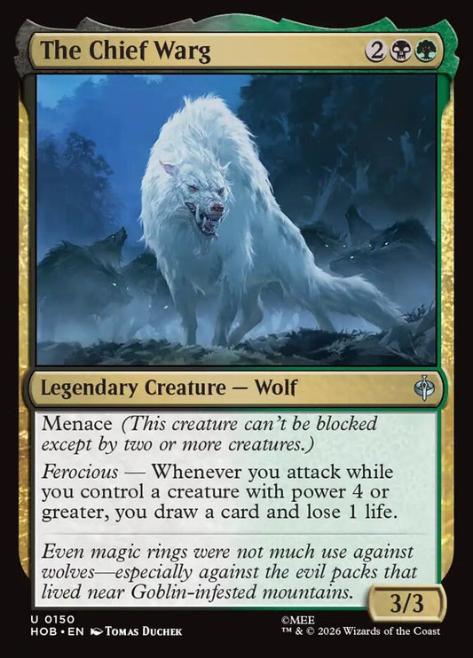 The Chief Warg - The Hobbit