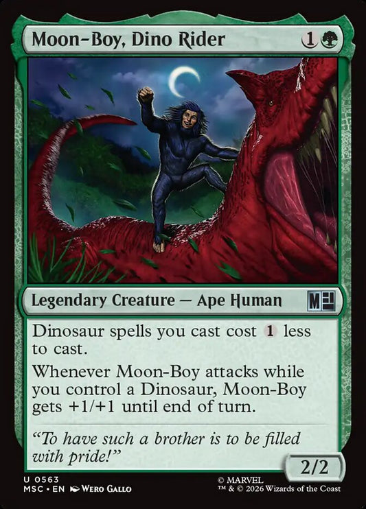 Moon-Boy, Dino Rider - Marvel Super Heroes Commander