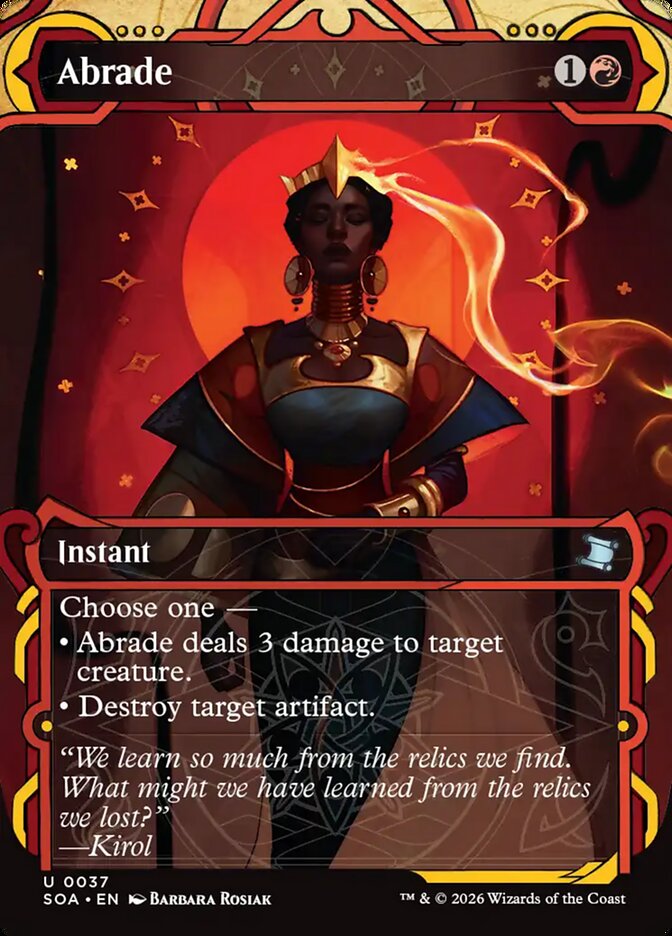 Abrade - Secrets of Strixhaven Mystical Archive