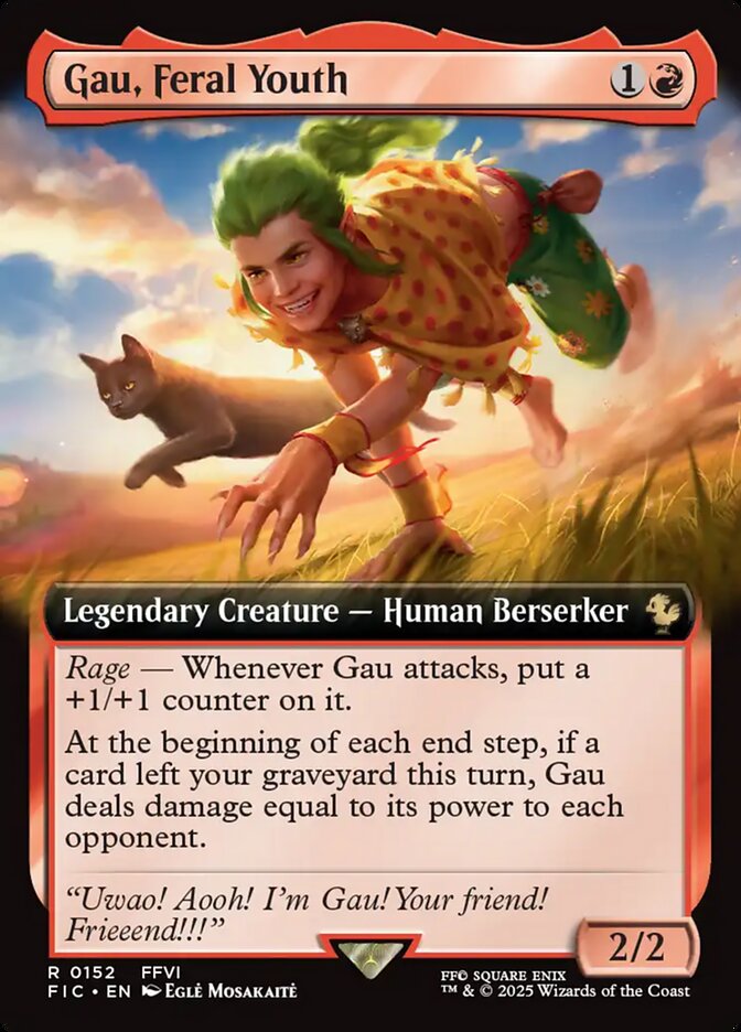 Gau, Feral Youth - Final Fantasy Commander