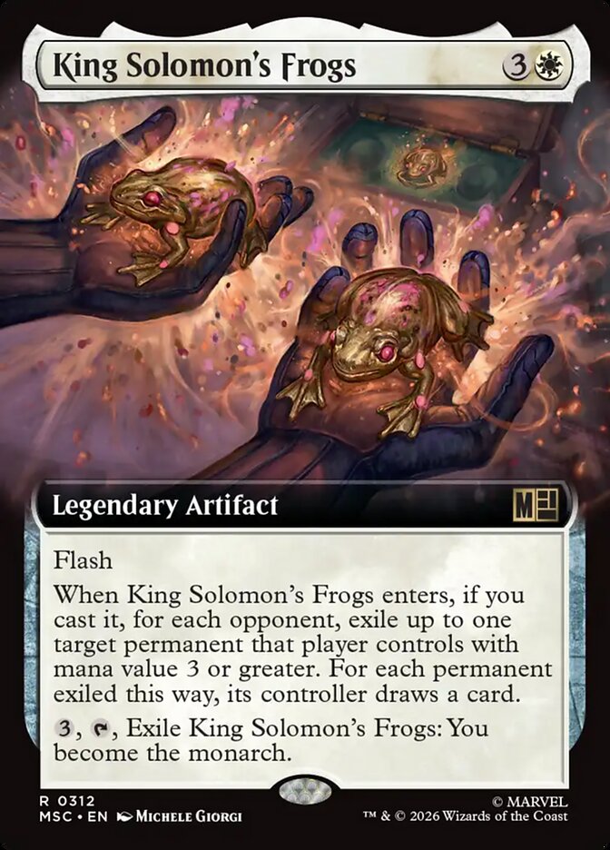 King Solomon's Frogs - Marvel Super Heroes Commander