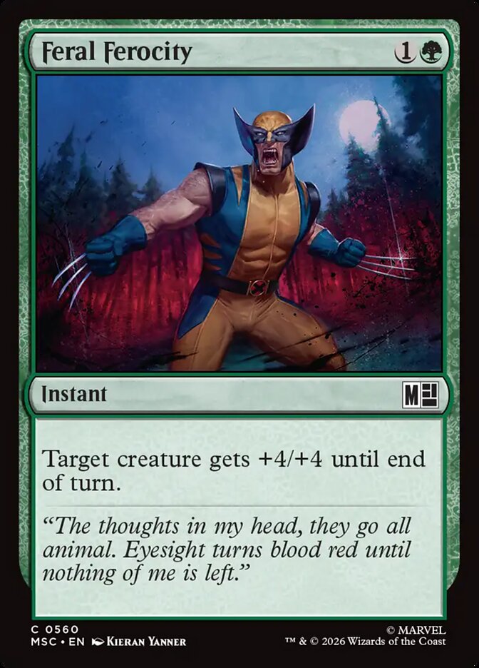 Feral Ferocity - Marvel Super Heroes Commander