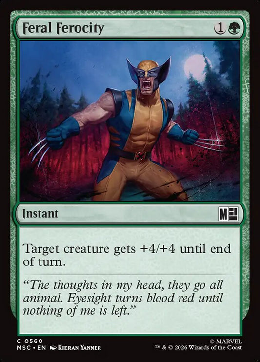 Feral Ferocity - Marvel Super Heroes Commander