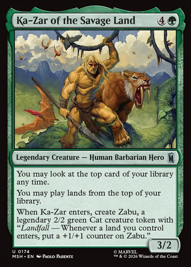 Ka-Zar of the Savage Land - Marvel Super Heroes