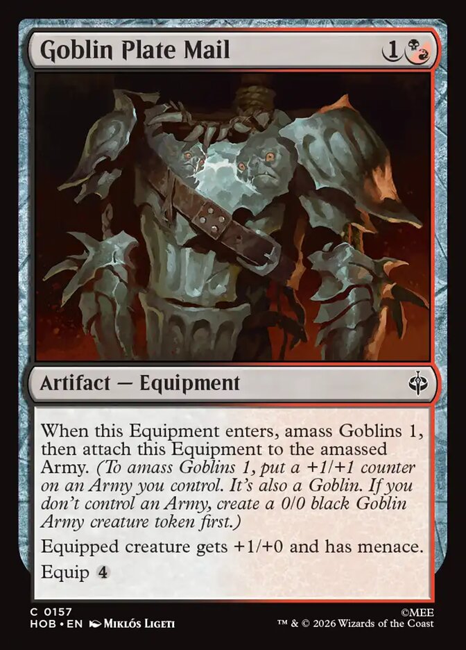 Goblin Plate Mail - The Hobbit