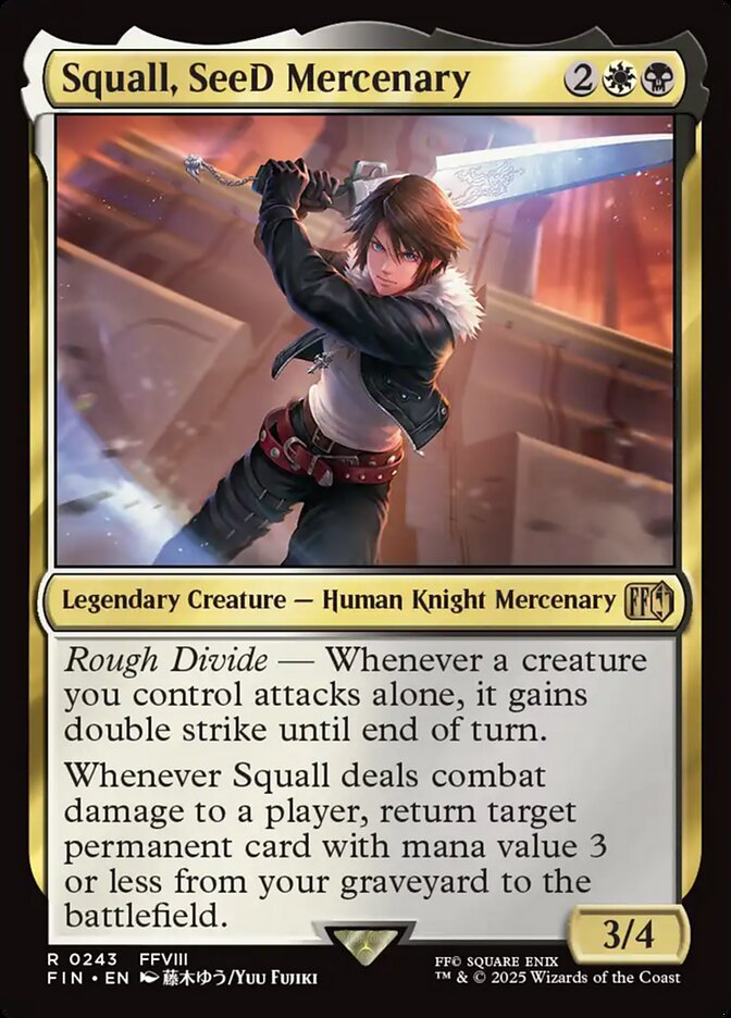Squall, SeeD Mercenary - Final Fantasy
