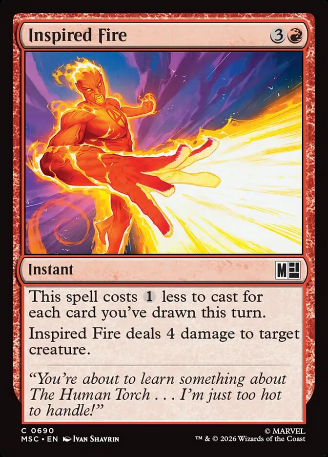 Inspired Fire - Marvel Super Heroes Commander