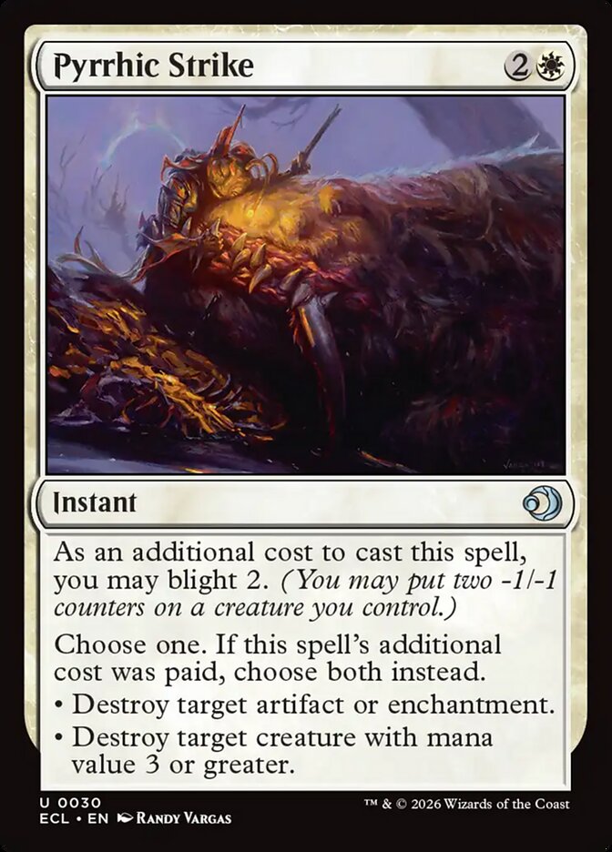 Pyrrhic Strike - Lorwyn Eclipsed