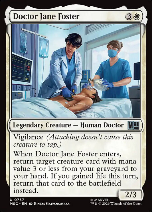 Doctor Jane Foster - Marvel Super Heroes Commander