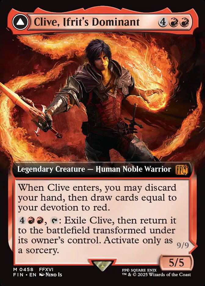 Clive, Ifrit's Dominant // Ifrit, Warden of Inferno - Final Fantasy