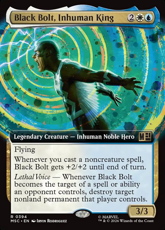 Black Bolt, Inhuman King - Marvel Super Heroes Commander