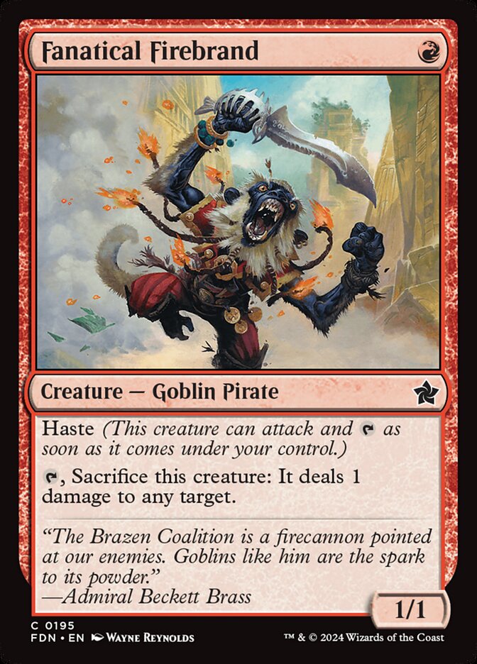 Fanatical Firebrand - Foundations