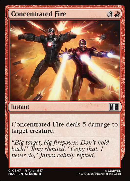 Concentrated Fire - Marvel Super Heroes Commander