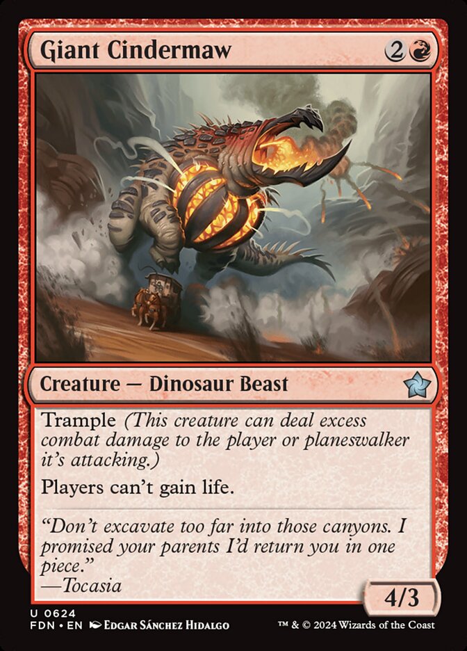 Giant Cindermaw - Foundations