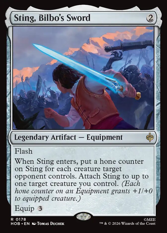 Sting, Bilbo's Sword - The Hobbit