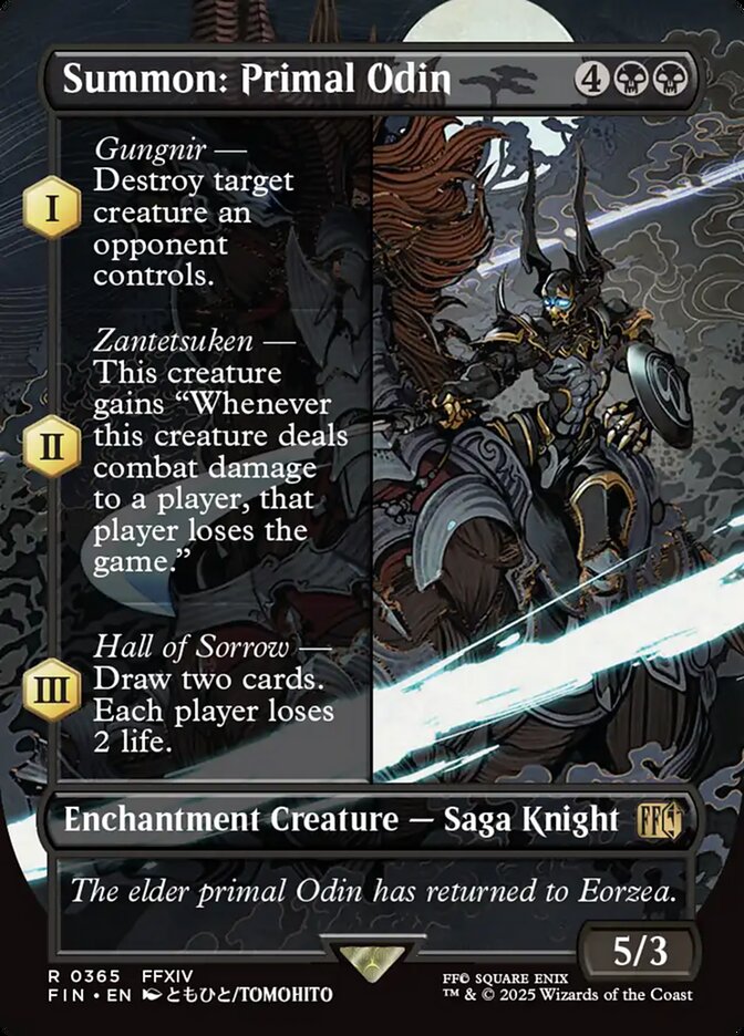 Summon: Primal Odin - Final Fantasy