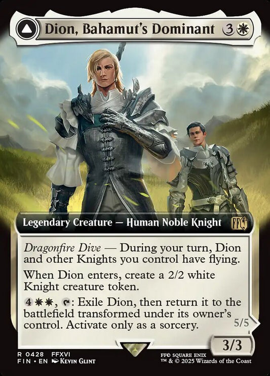 Dion, Bahamut's Dominant // Bahamut, Warden of Light - Final Fantasy
