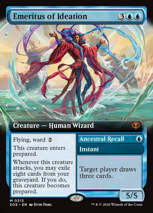 Emeritus of Ideation // Ancestral Recall - Secrets of Strixhaven