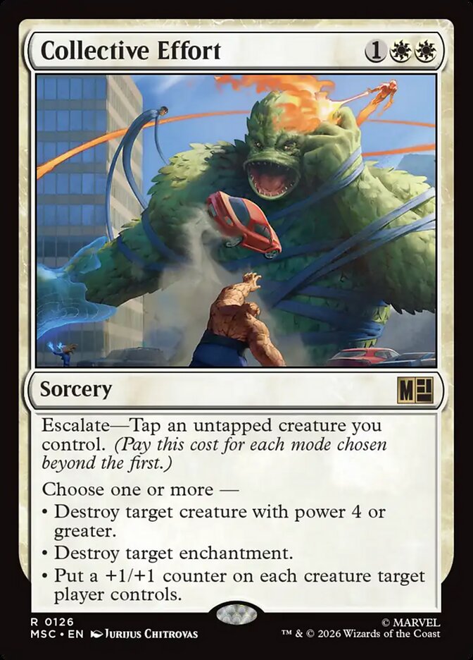 Collective Effort - Marvel Super Heroes Commander