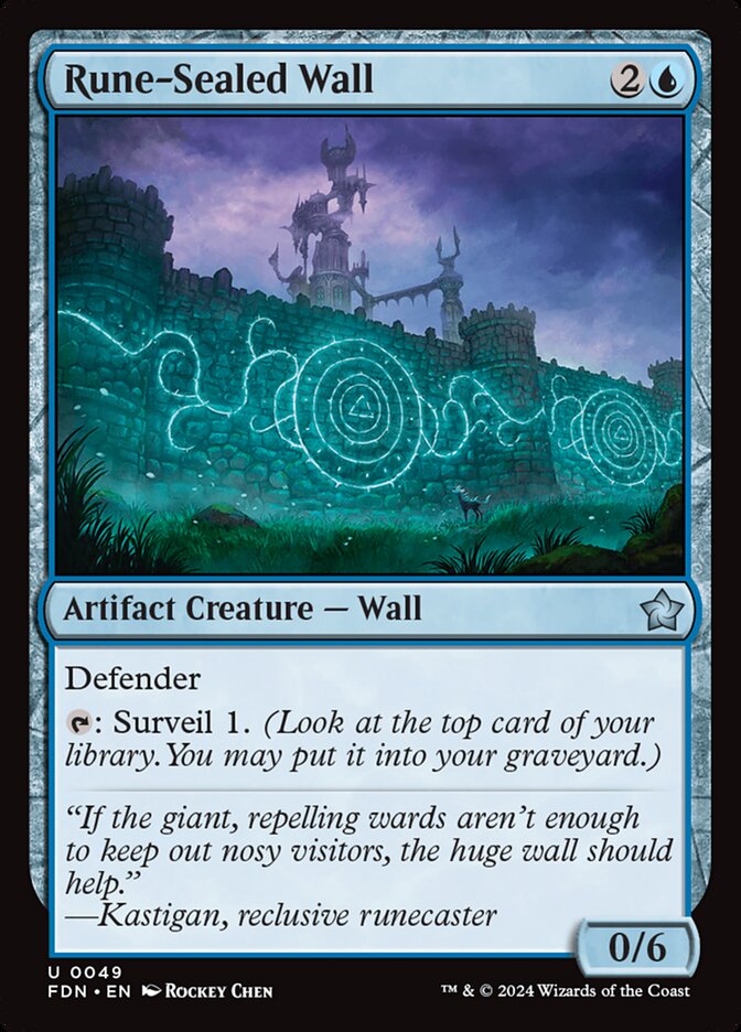 Rune-Sealed Wall - Foundations