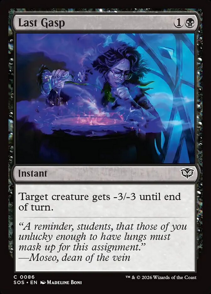 Last Gasp - Secrets of Strixhaven