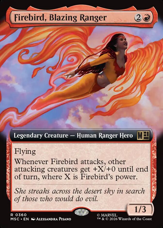 Firebird, Blazing Ranger - Marvel Super Heroes Commander