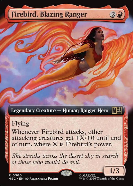 Firebird, Blazing Ranger - Marvel Super Heroes Commander