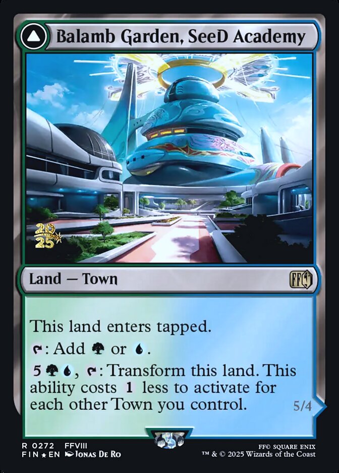 Balamb Garden, SeeD Academy // Balamb Garden, Airborne - Final Fantasy Promos
