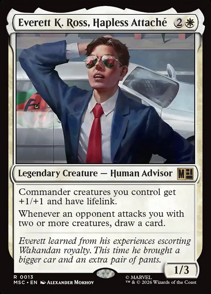 Everett K. Ross, Hapless Attaché - Marvel Super Heroes Commander