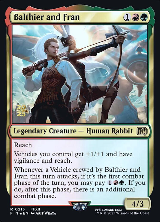 Balthier and Fran - Final Fantasy Promos