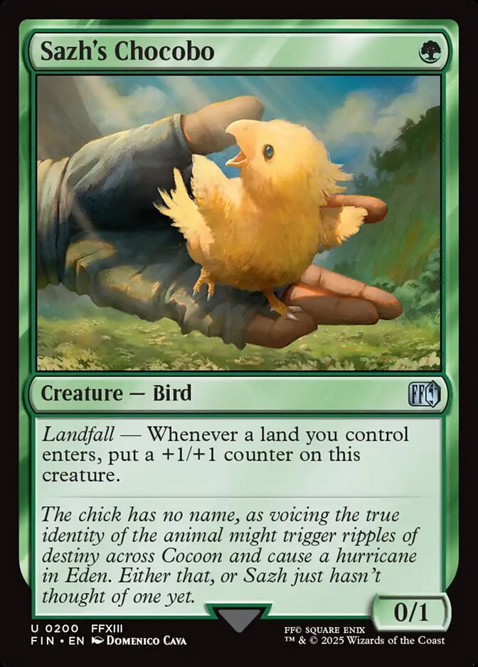 Sazh's Chocobo - Final Fantasy