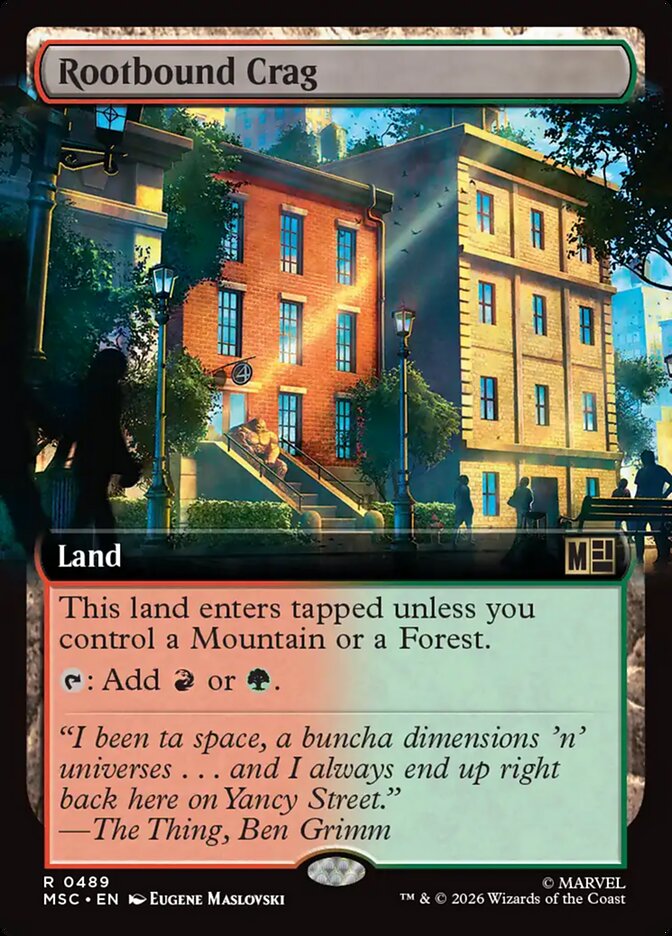 Rootbound Crag - Marvel Super Heroes Commander