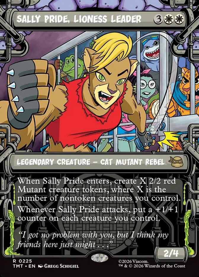 Sally Pride, Lioness Leader - Teenage Mutant Ninja Turtles