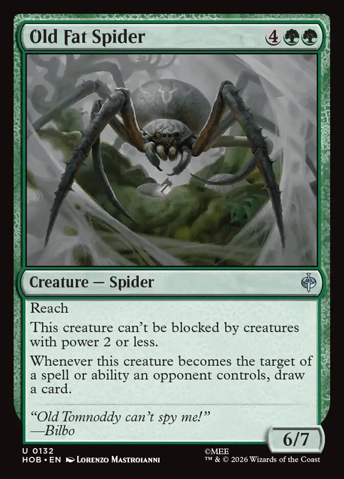 Old Fat Spider - The Hobbit