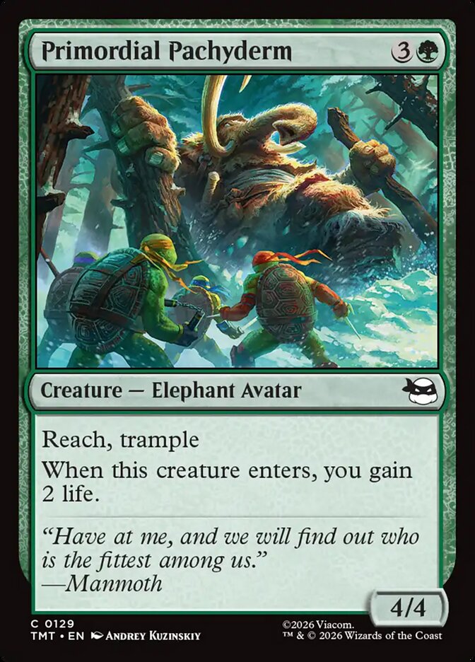 Primordial Pachyderm - Teenage Mutant Ninja Turtles