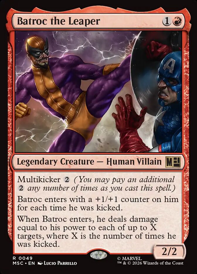 Batroc the Leaper - Marvel Super Heroes Commander