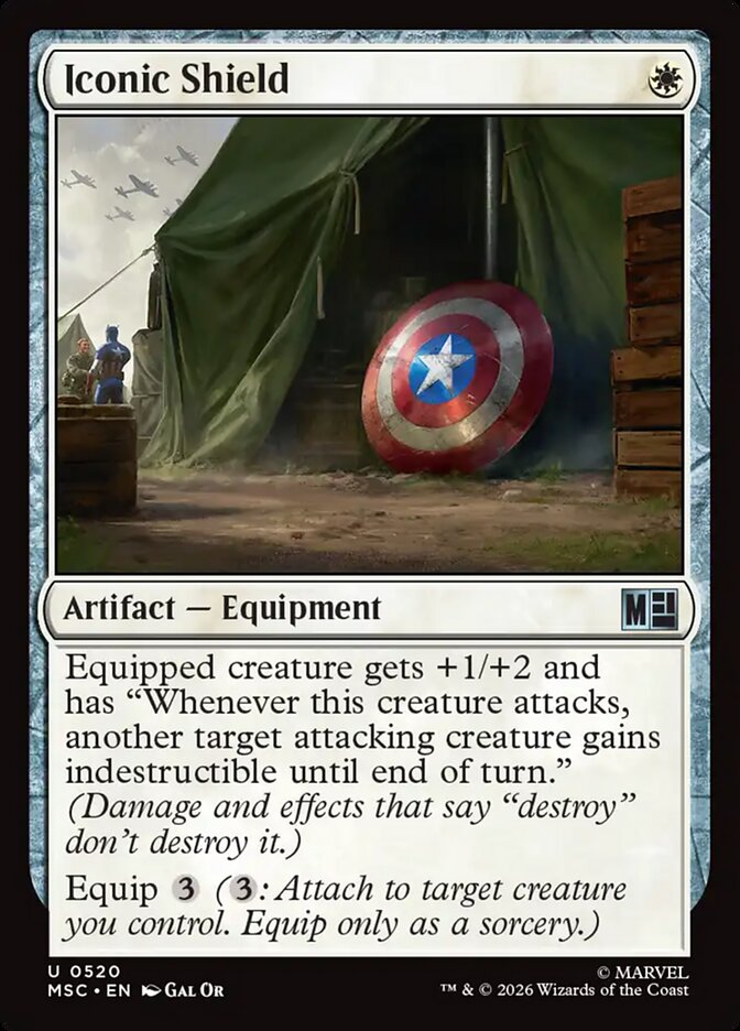 Iconic Shield - Marvel Super Heroes Commander