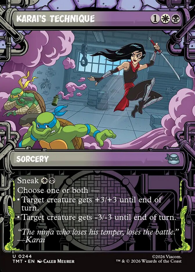 Karai's Technique - Teenage Mutant Ninja Turtles