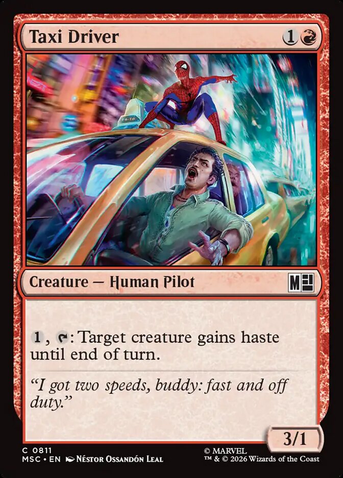 Taxi Driver - Marvel Super Heroes Commander