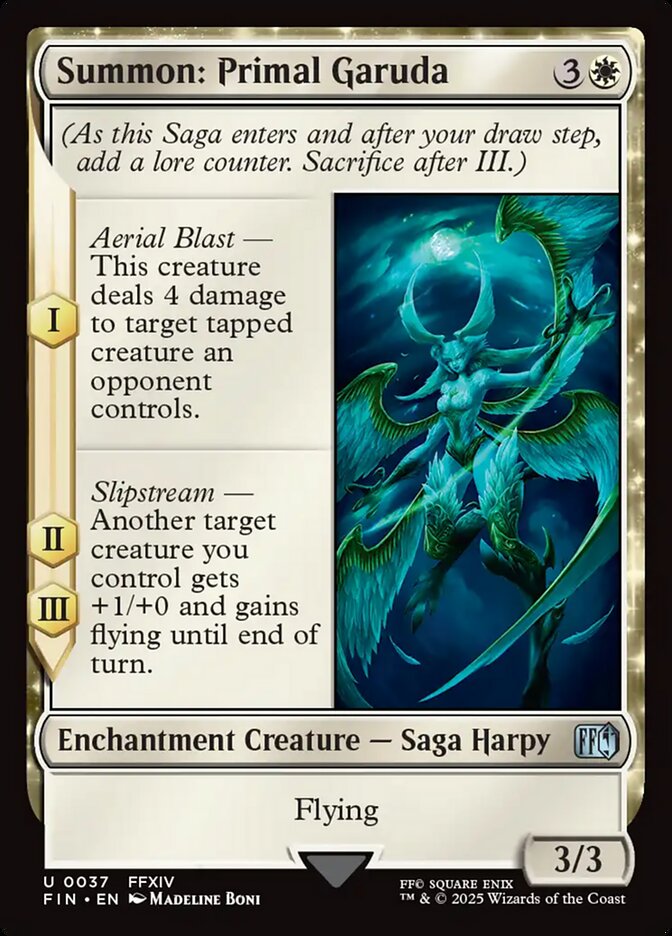 Summon: Primal Garuda - Final Fantasy